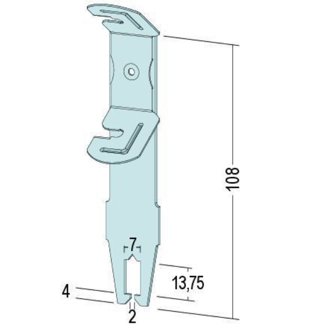 Abhänger mit Spezialspannfeder 6162