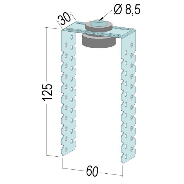 Direktabhänger schallentkoppelt für CD 60-27 6160