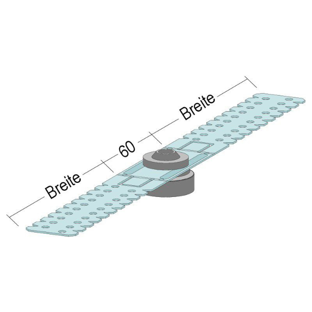 Direktabhänger flach schallentkoppelt für CD 60-27