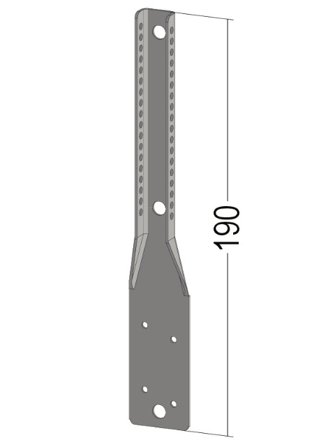 Noniusunterteil C3-C5 hoch