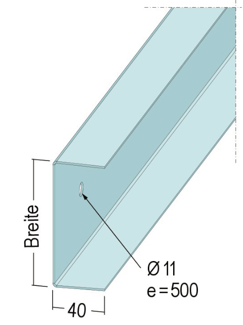 U-Anschlussprofil 4410/4415/4420