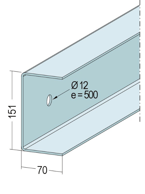 ediWall U-Anschlussprofil 4477