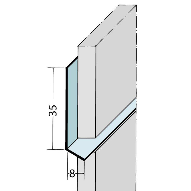 Fugenprofil horizontal Alu 9092