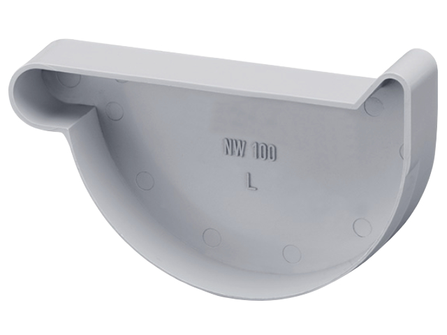 Rinnen-Endstück links zum Kleben 81813