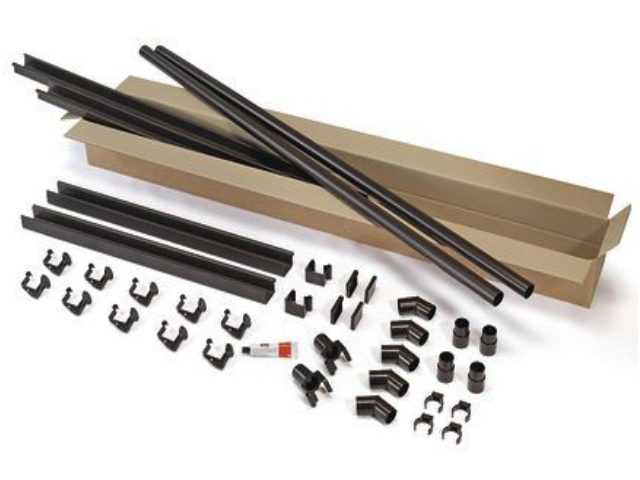 Kastenrinnen-Set für Gartenhäuser mit Satteldach bis 6 m