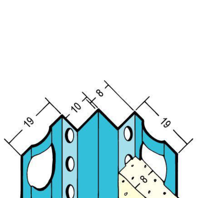Inneneckprofil für den Innenputz 1004