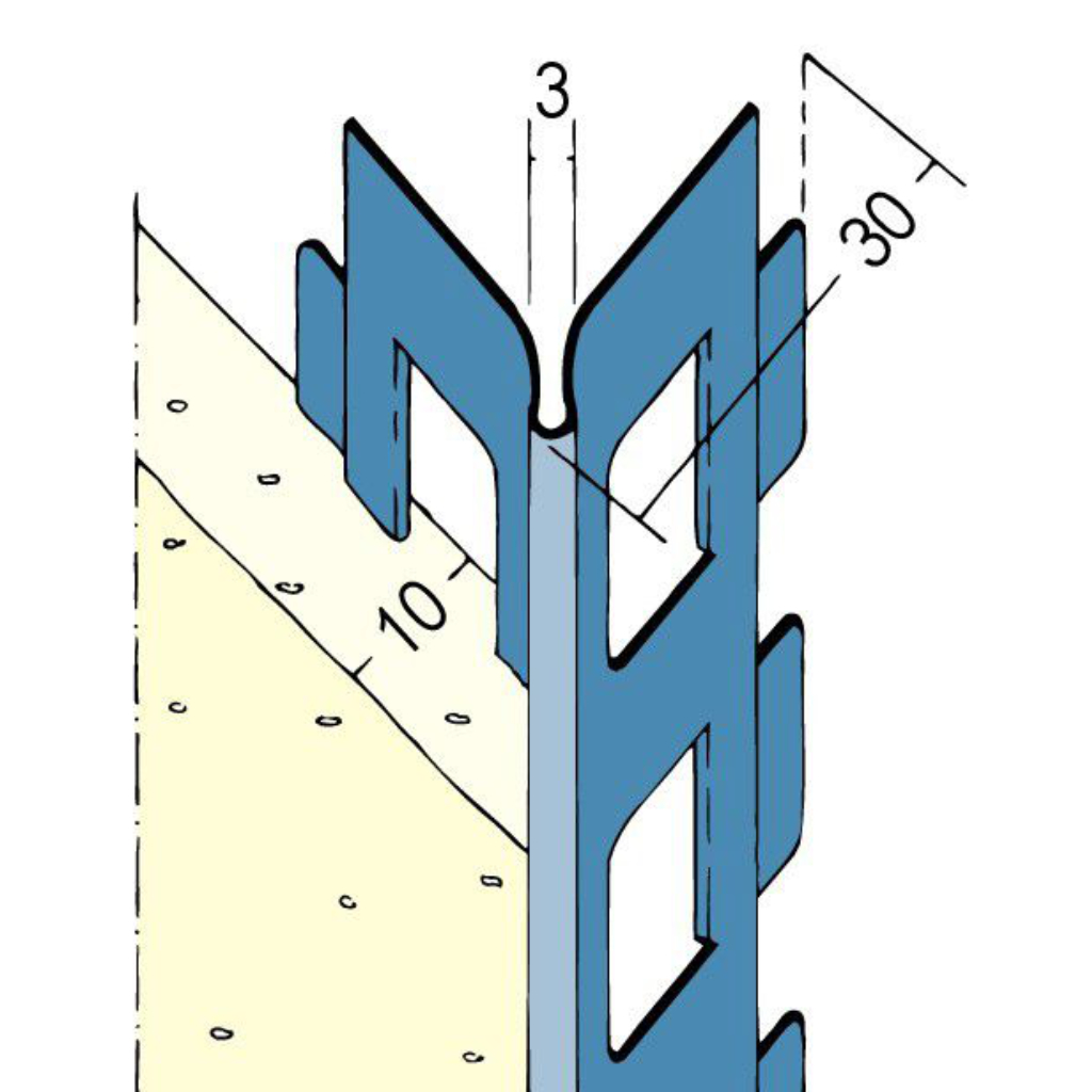 Kantenprofil für den Innen- und Außenputz 2218