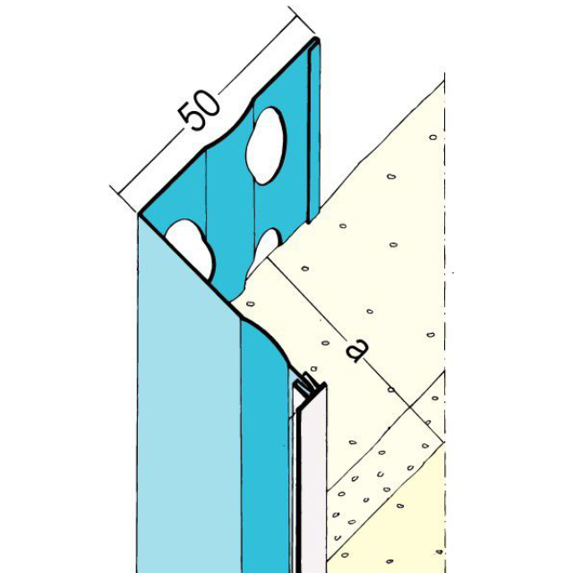 Abschlussprofil für den Wärmedämmputz 1283/1284/1285/1286