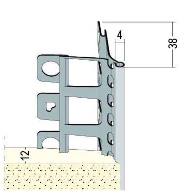 Kantenprofil für den Innen- und Außenputz 9113