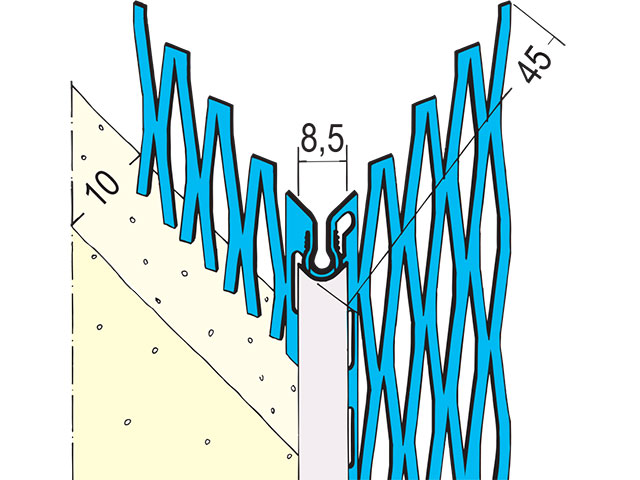 Kantenprofil für den Außenputz 1046