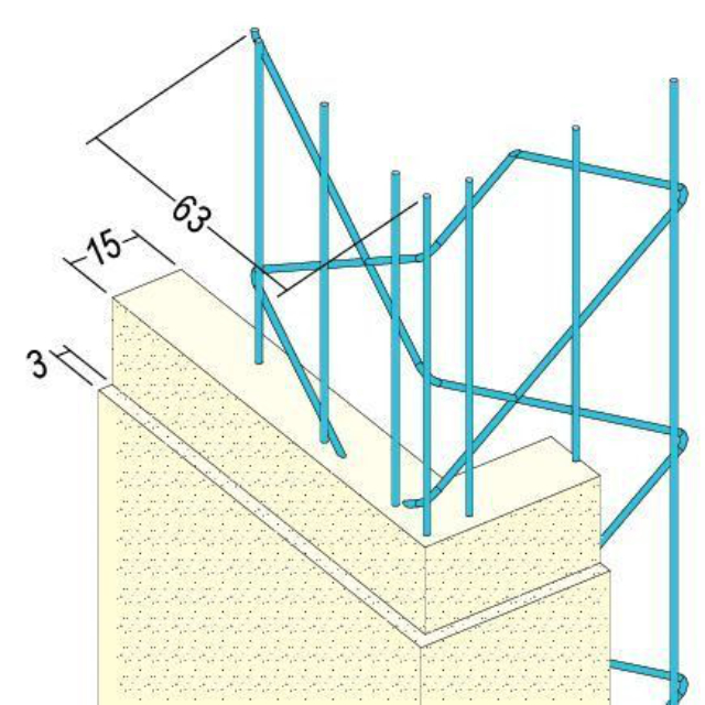 Drahtrichtwinkel für den Innen- und Außenputz (APS) 11541