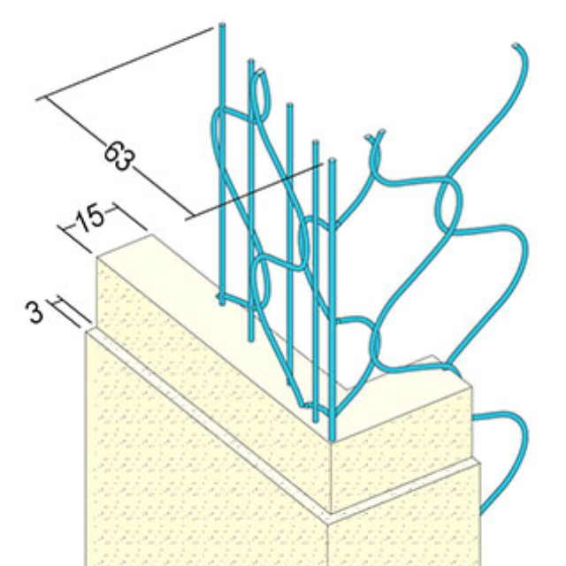 Drahtrichtwinkel für den Innen- und Außenputz (APB) 11581