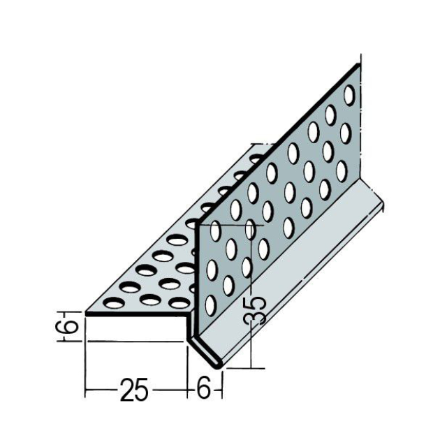 Tropfkantenprofil für Wärmedämmung 9011/2154