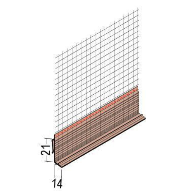 Aufsteckprofil für WDV-Systeme 37402