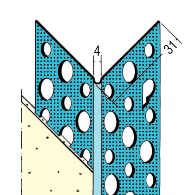 Kantenprofil für den Trockenbau 1078