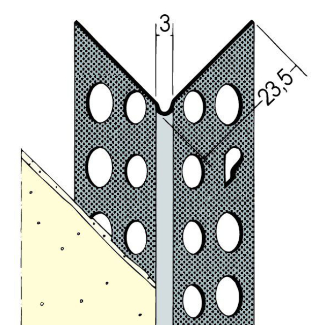 Kantenprofil für den Trockenbau 9579