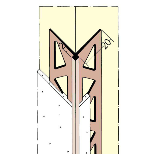 Kantenprofil für den Trockenbau 3790