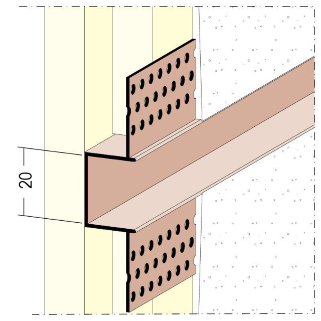 Zierleiste für den Trockenbau 37734