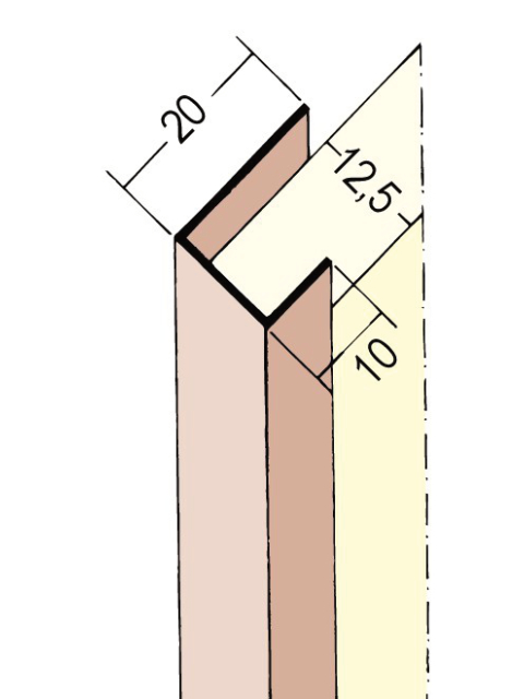 Einfassprofil für den Trockenbau 3741