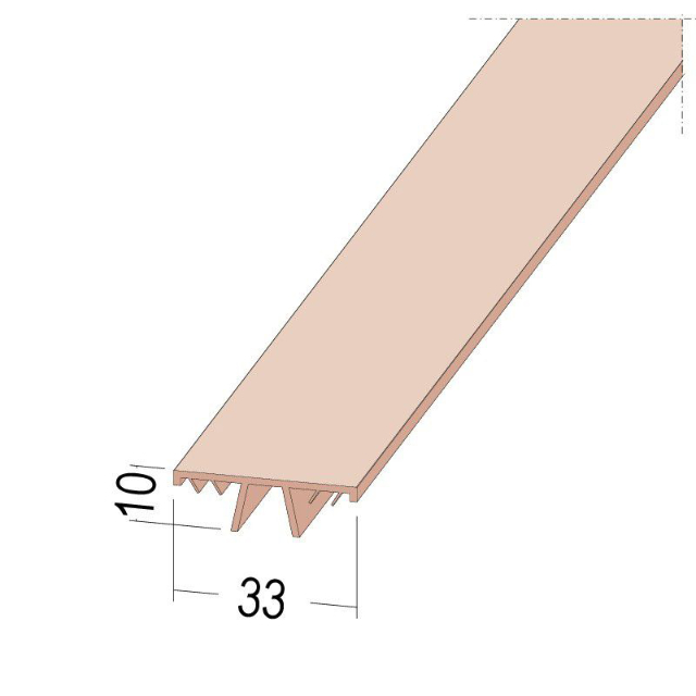 PVC-Deckleiste 3762