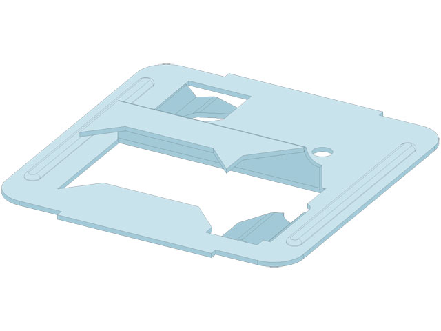 Nut- und Federbrett-Drehclips 6144/6146/6148