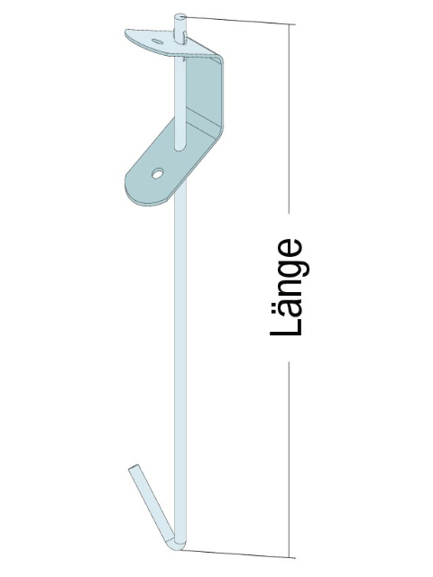 Spannfeder mit Hakendraht 6009/6008
