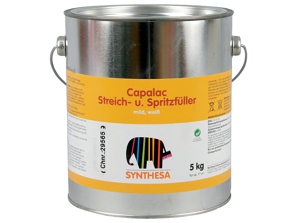 Capalac Streich- und Spritzfüller, weiß