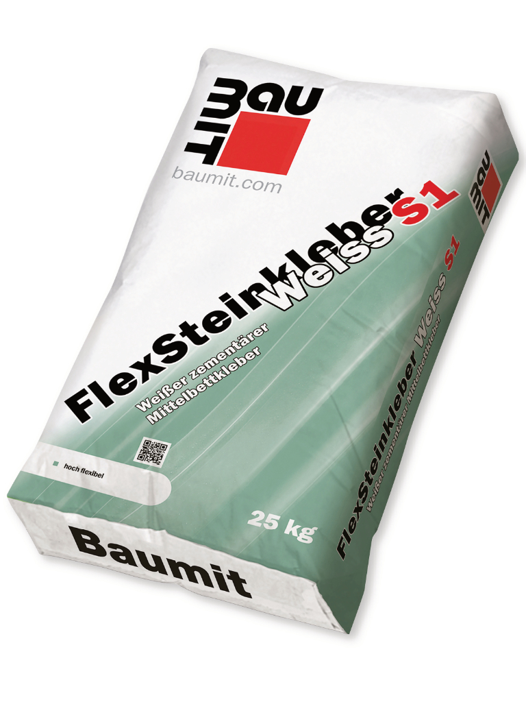 Baumit FlexSteinkleber Weiss S1