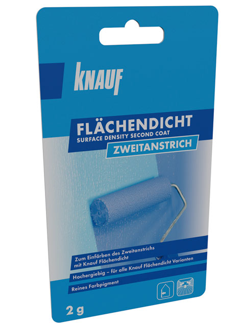 Flächendicht Zweitanstrich