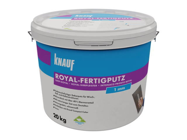 Royal Fertigputz, 1 mm Rollputz