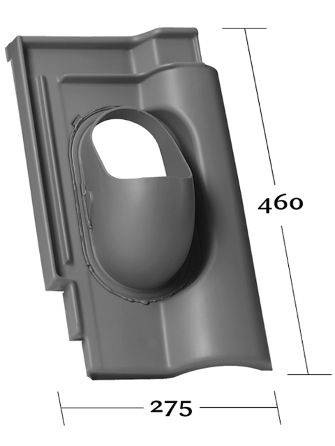 Grundplatte, Tondach Gleinstätten passend Carmen