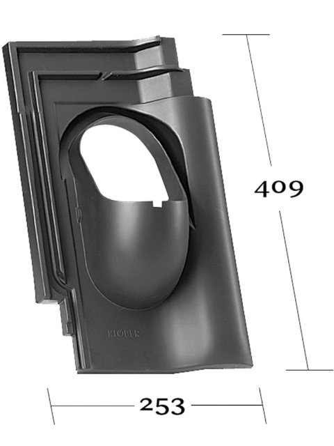 Grundplatte, Tondach Gleinstätten passend Sulm Verschiebeziegel