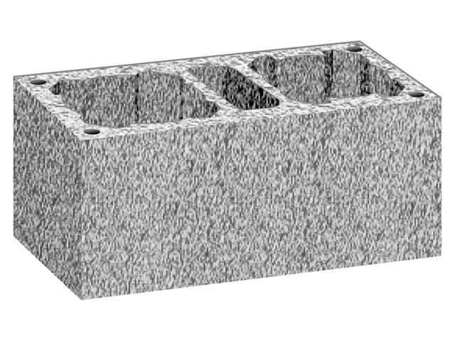 Installationszug zweizügig Mantelstein Ø 14-14/16-16