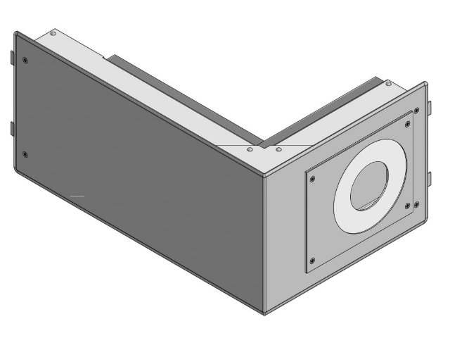 LAS Zuluft-Adapter Stirnseite