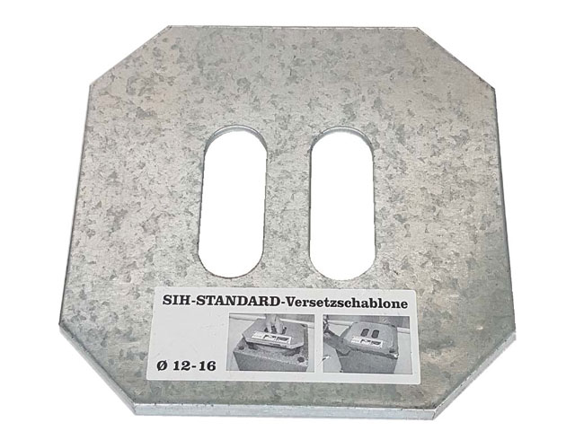 Versetzschablone Ø 16-18
