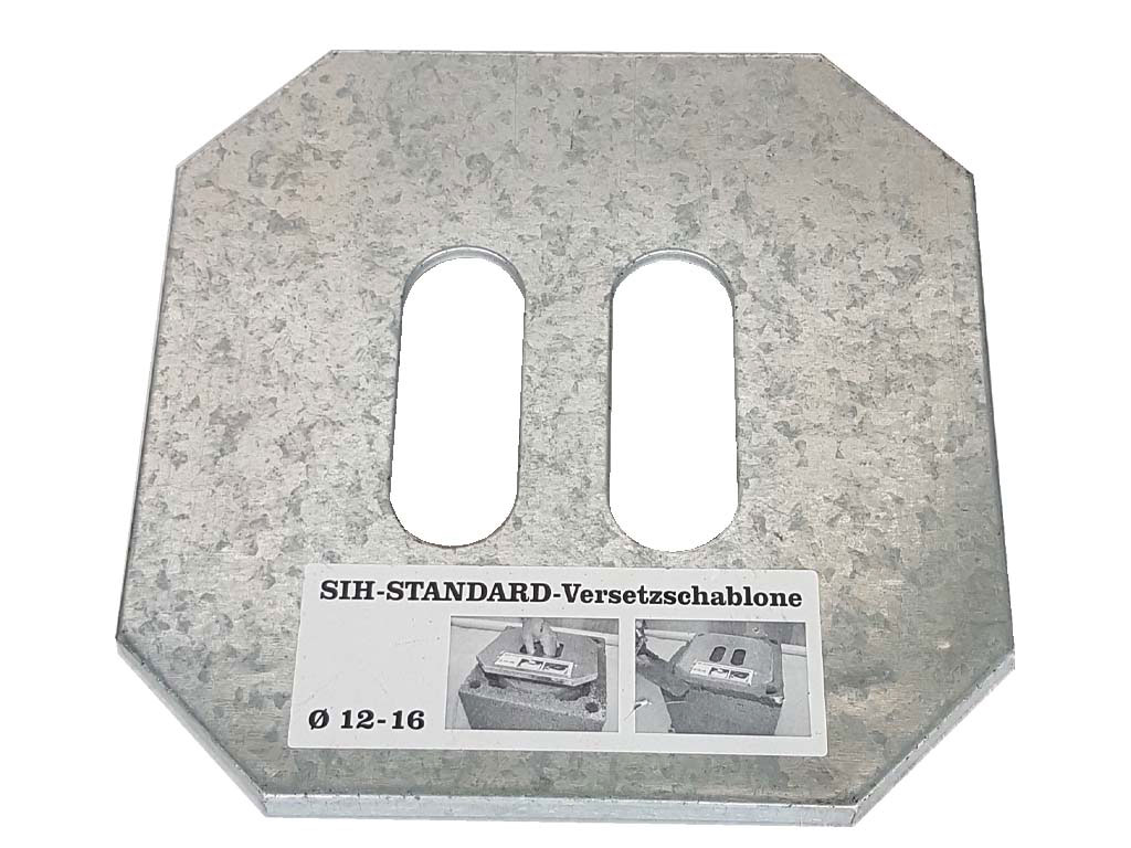 Versetzschablone Ø 16-18