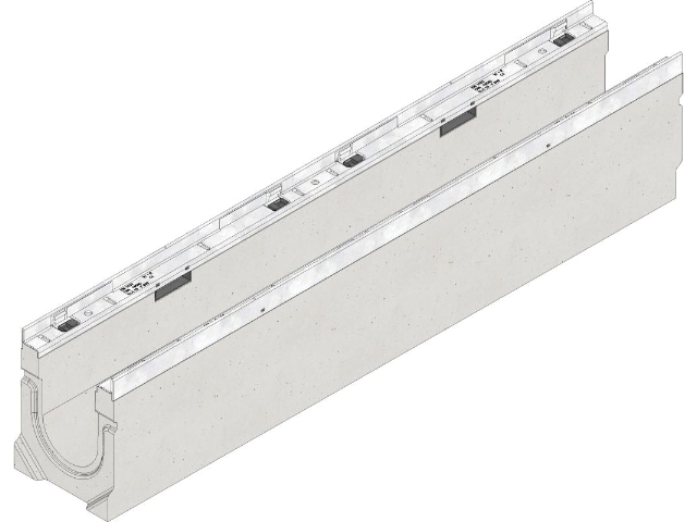 FASERFIX® KS 100 mit Sohlengefälle 0,6%, bis Klasse F 900