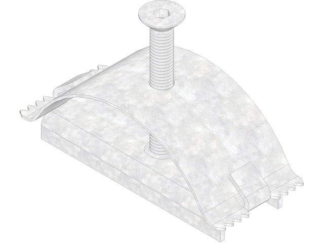 FASERFIX® STANDARD E 100, Klemmrost-Verschraubung