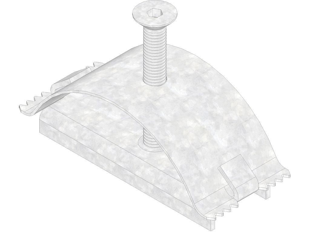 FASERFIX® STANDARD E 100, Klemmrost-Verschraubung