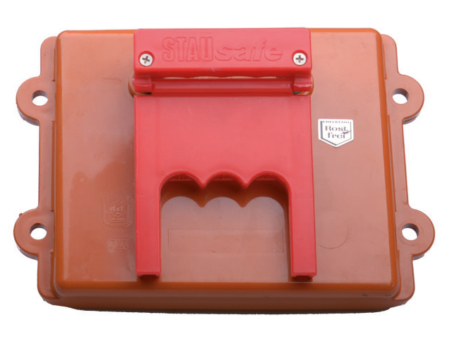 Gehäusedeckel mit Handabsperrung