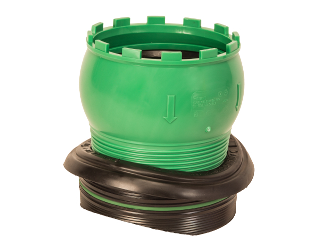 KG200 - an STEINZEUGROHRE, mit KUGELGELENK