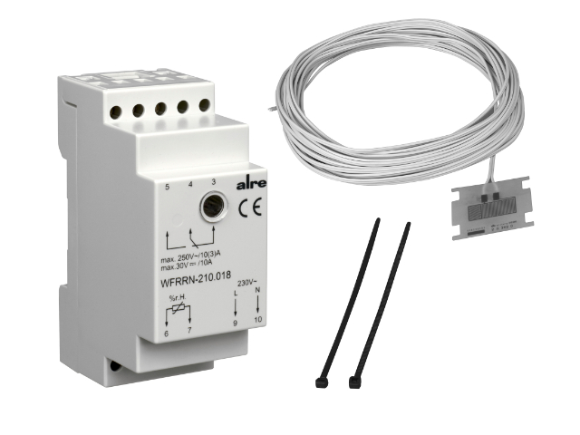 Feuchtewächter verdrahtet