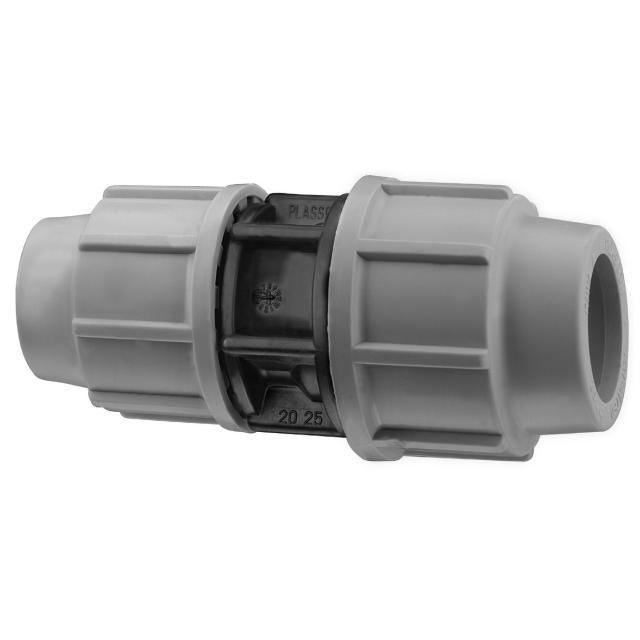 Plasson Verbinder (Typ 7110), reduziert um 2 Dimensionen