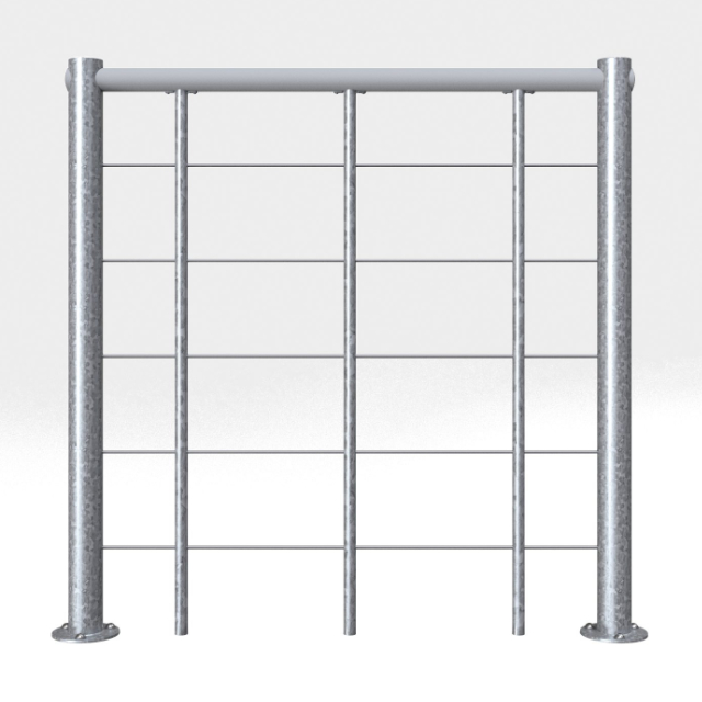 Brüstungsgeländer zu Spino Zink Smart