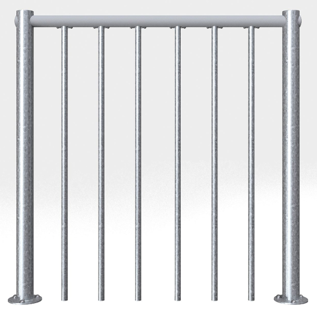 Brüstungsgeländer zu Rondo Zink Smart