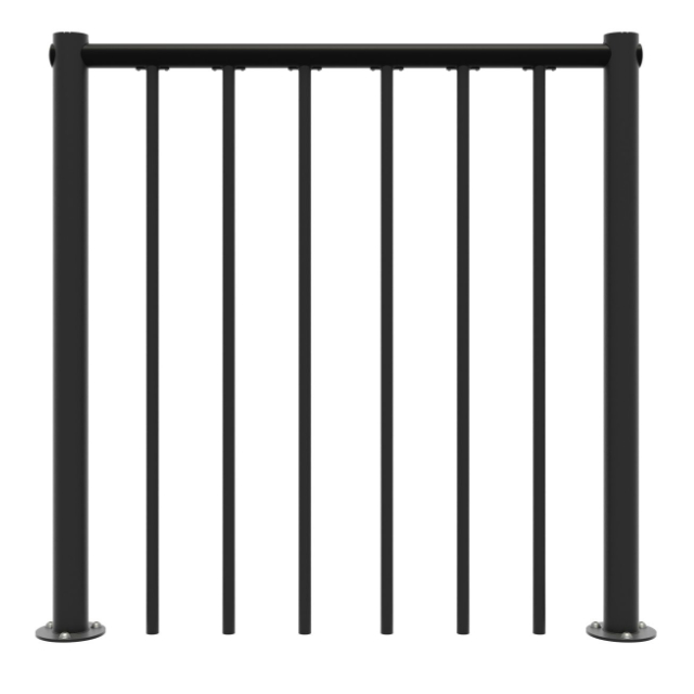 Brüstungsgeländer zu Rondo Zink Color