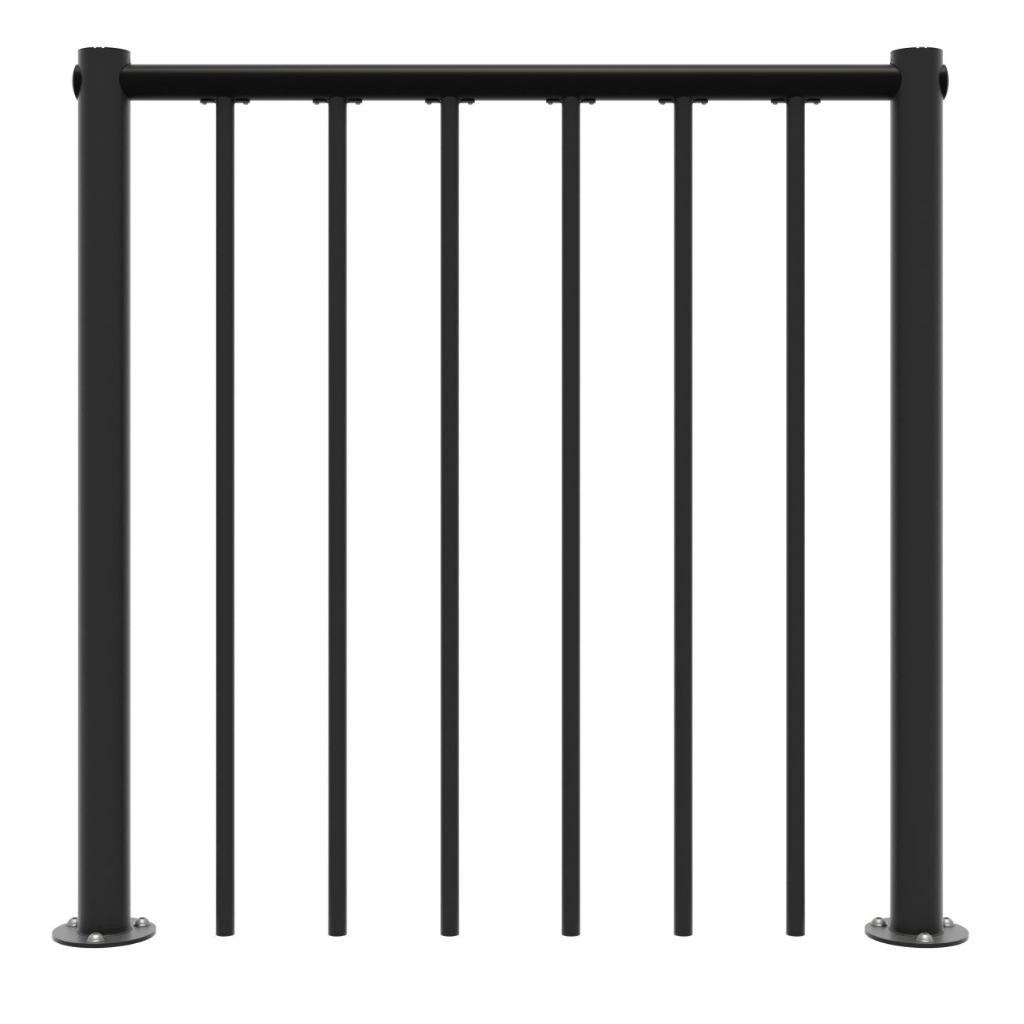 Brüstungsgeländer zu Rondo Zink Color