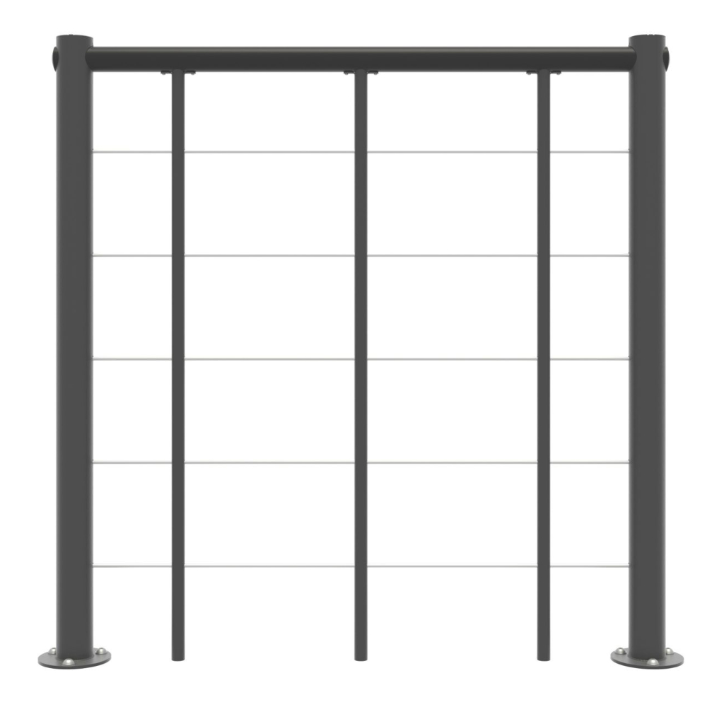 Brüstungsgeländer zu Spino Zink Color