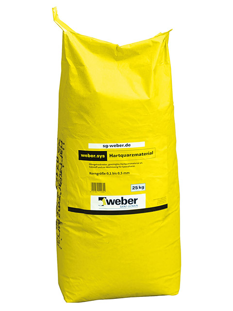 weber Hartquarzmaterial