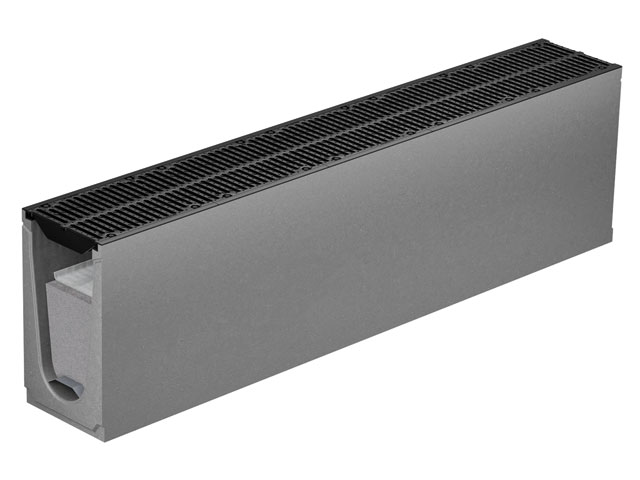 BG-AQUA BGZ-S green Rinnenkörper mit Gusszarge und Sicherheitsfalz NW 300